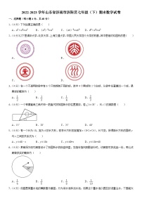 山东省济南市济阳区2022-2023学年七年级下学期期末数学试卷（含答案）