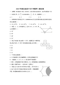 2023年湖北省咸宁市中考数学三模试卷（含解析）