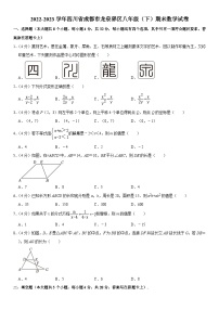 四川省成都市龙泉驿区2022-2023学年八年级下学期期末数学试卷（含答案）