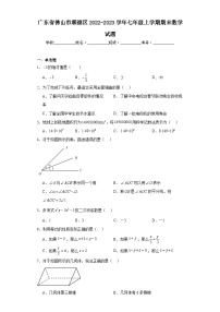 广东省佛山市顺德区2022-2023学年七年级上学期期末数学试题（含解析）