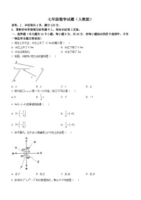 河北省邢台市威县2022-2023学年七年级上学期期末数学试题（含答案）