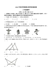 广西壮族自治区贺州市昭平县2022-2023学年八年级上学期期末数学试题（含答案）