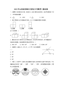 2023年山东省济南市天桥区中考数学三模试卷（含解析）