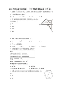 2023年河北省石家庄四十一中中考数学模拟试卷（5月份）（含解析）