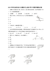 2023年河北省张家口市蔚县代王城中学中考数学模拟试卷（含解析）