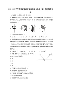 2022-2023学年四川省成都市龙泉驿区七年级（下）期末数学试卷（含解析）