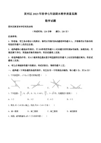 湖北省黄冈市黄州区2022-2023学年七年级下学期期末数学试题