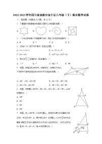 2022-2023学年四川省成都市金牛区八年级（下）期末数学试卷（含解析）