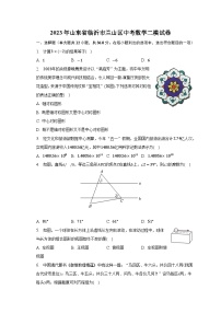 2023年山东省临沂市兰山区中考数学二模试卷（含解析）