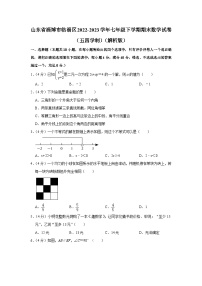 山东省淄博市临淄区2022-2023学年七年级下学期期末数学试卷（五四学制）（含答案）