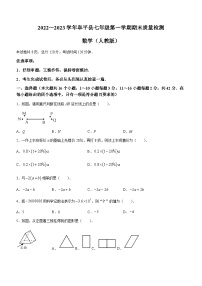 河北省保定市阜平县2022-2023学年七年级上学期期末数学试题（含答案）