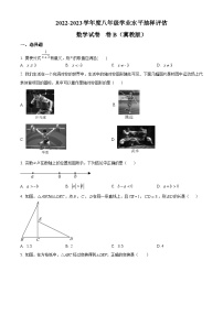 河北省唐山市2022-2023学年八年级上学期期末考试数学试题