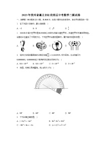 2023年贵州省遵义市红花岗区中考数学二模试卷（含解析）