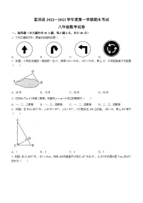 安徽省六安市霍邱县2022-2023学年八年级上学期期末数学试题（含答案）