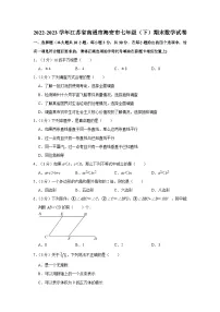 江苏省南通市海安市2022-2023学年七年级下学期期末数学试卷（含答案）