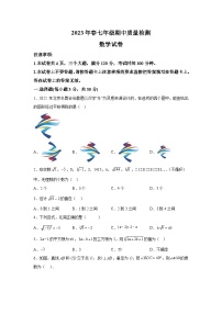 河南省商丘市柘城县2022-2023学年七年级下学期期中质量检测数学试卷(含解析)