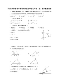 2022-2023学年广东省深圳实验学校七年级（下）期末数学试卷（含解析）