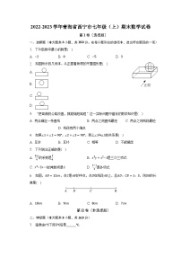 2022-2023学年青海省西宁市七年级（上）期末数学试卷（含解析）