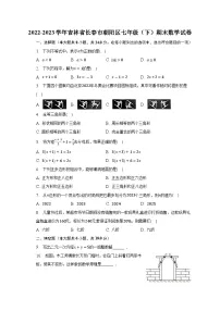 吉林省长春市朝阳区2022-2023学年七年级下学期期末数学试卷（含答案）