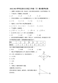 2022-2023学年北京市大兴区八年级（下）期末数学试卷（含解析）