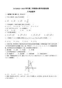 河南省许昌市2022-2023学年八年级下学期期末数学试题（含答案）