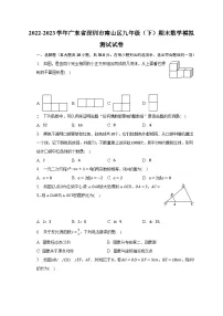 2022-2023学年广东省深圳市南山区九年级（下）期末数学模拟测试试卷（含解析）