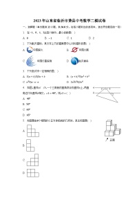 2023年山东省临沂市费县中考数学二模试卷（含解析）