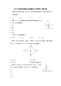 2023年陕西省榆林市绥德县中考数学三模试卷（含解析）