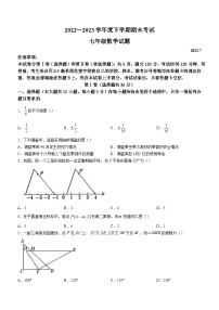 山东省临沂市临沭县2022-2023学年七年级下学期期末数学试题（含答案）