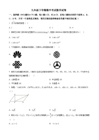 九年级下学期期中数学试卷