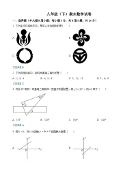 湘教版八年级下学期期末数学试卷---含答案 (1)