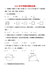 2022年中考数学模拟试卷
