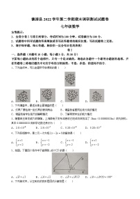 浙江省湖州市德清县2022-2023学年七年级下学期期末数学试题（含答案）