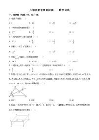 华师版·吉林省长春市北京师范大学附属实验学校2022-2023学年八上期末数学试卷