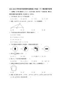 2022-2023学年贵州省贵阳市息烽县八年级（下）期末数学试卷(含解析)