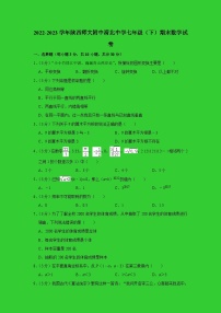 陕西省西安市陕西师范大学附属中学渭北中学2022-2023学年七年级下学期期末数学试卷（含答案）