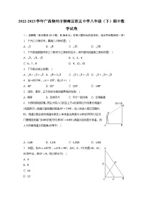 2022-2023学年广西柳州市柳南区铁五中学八年级（下）期中数学试卷（含解析）