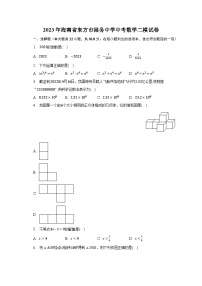 2023年海南省东方市港务中学中考数学二模试卷（含解析）