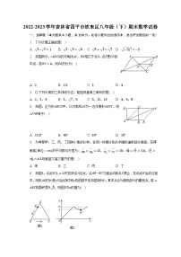 2022-2023学年吉林省四平市铁东区八年级（下）期末数学试卷-普通用卷