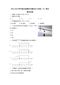 2022-2023学年湖北省襄阳市襄州区七年级（下）期末数学试卷（含解析）
