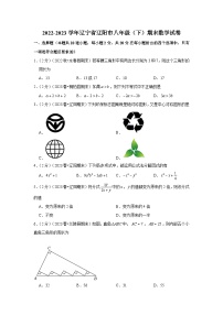 辽宁省辽阳市2022-2023学年八年级下学期期末数学试卷