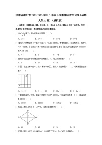 福建省漳州市2022-2023学年八年级下学期期末数学试卷（华师大版A卷）