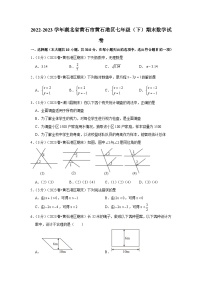 湖北省黄石市黄石港区2022-2023学年七年级下学期期末数学试卷