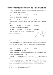 2022-2023学年吉林省四平市伊通县八年级（下）期末数学试卷（含解析）