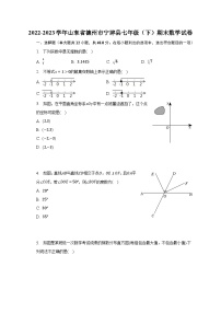 2022-2023学年山东省德州市宁津县七年级（下）期末数学试卷（含解析）