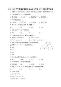 2022-2023学年湖南省益阳市赫山区七年级（下）期末数学试卷（含解析）