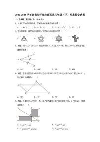 2022-2023学年湖南省怀化市新晃县八年级（下）期末数学试卷（含解析）