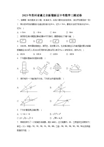 2023年贵州省遵义市新蒲新区中考数学三模试卷（含解析）