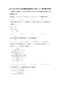 山东省聊城市高唐县2022-2023学年八年级下学期期末数学试卷（含答案）