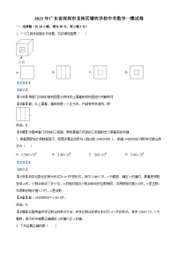 2023年广东省深圳市龙岗区塘坑学校中考一模数学试题（解析版）